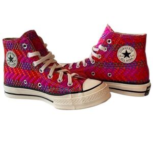 CONVERSE CHUCK 70 HI (CHERRY RED/PINK POP/EGRET)